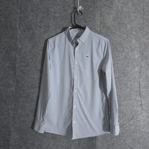 Vineyard Vines Performance Blue White Striped Button Down Shirt Womens Large